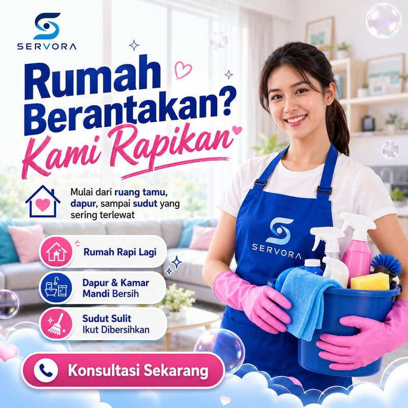 Jasa bersih bersih — dibuat dengan AI generate gambar gAdtra